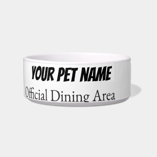 Modern Personalized Pet bowl | Custom Name Dog