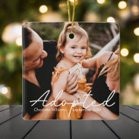 Modern Personalized Photo Child Adoption