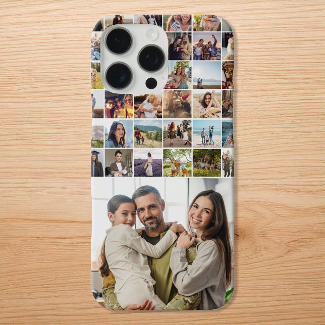 Modern Personalized Photo Collage Case-Mate iPhone Case (Creator Uploaded)