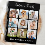 Modern Personalized Photo Collage Custom Calendar Planner<br><div class="desc">Custom photo collage calendar planner. Keep all your appointments and schedule handy with our fun photo planner that has 9 photos to personalize and name. This trendy photo collage planner is perfect for work schedule, kids school events, family appointments, and your favourite pets dog schedule. Design is on front and...</div>