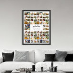Modern Personalized Photo Collage Poster<br><div class="desc">Modern Personalized Photo Collage</div>