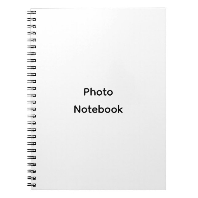 Modern Personalized Photo Notebook (Front)