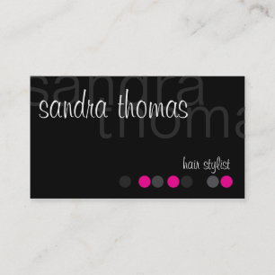 Modern Personalized - Pink Business Card