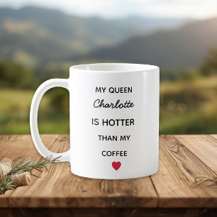 Modern Personalized Queen Coffee Mug
