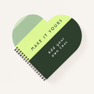 Modern Personalized Quote Print Notebook