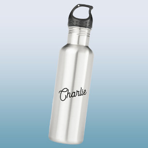 Modern Personalized Script Name 710 Ml Water Bottle