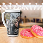 Modern Personalized Sisters 7 Photo Collage Latte Mug<br><div class="desc">Celebrate the unbreakable bond of sisterhood with our Modern Personalized Sisters 7 Photo Collage Latte Mug. This exquisite mug is designed to capture your cherished memories in a stylish and functional piece, featuring seven of your favourite photos. Perfect for enjoying your favourite beverages or as a heartfelt gift, this customizable...</div>
