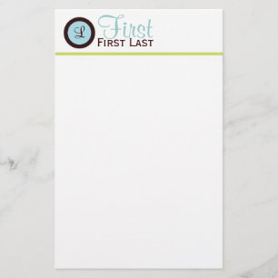 Modern Personalized Stationary Stationery