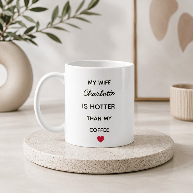 Modern Personalized Wife Coffee Mug (Creator Uploaded)