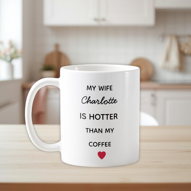 Modern Personalized Wife Coffee Mug (Creator Uploaded)