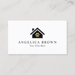 Modern Pet Care Business Card