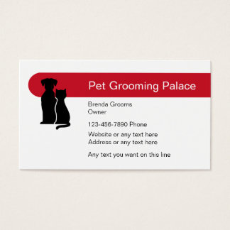 Pet Grooming Business Cards And Business Card Templates Zazzle Canada Grooming Business Cards Templates
