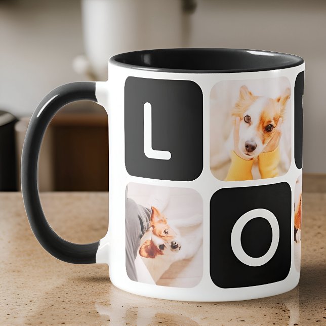 Modern Pet Memorial Remembrance Photos Keepsake Mug (Creator Uploaded)