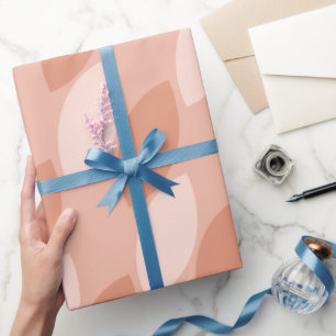 Modern Petal Twist  Wrapping Paper