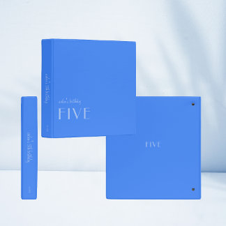 Modern Photo Album | Birthday Gift | Ocean Blue Binder