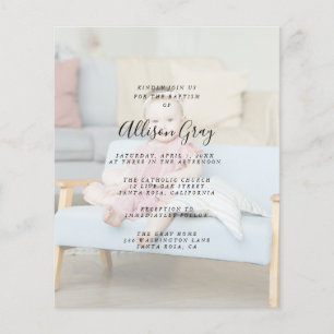 Modern Photo Baptism   Budget  Flyer