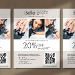 Modern Photo Beauty Salon Nail Tech Flyer<br><div class="desc">Promote your nail or beauty salon with a modern,  professional flyer that grabs attention and highlights your services. Designed with a clean,  stylish layout,  this flyer is perfect for showcasing your services,  discounts,  or special promotions. Customize it for your needs.</div>