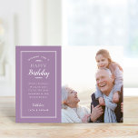 Modern Photo Birthday Card for Grandma<br><div class="desc">Affordable custom printed birthday photo cards. This trendy design features modern typography personalized with your custom message and photo. Inside has space to add another photo and more text if needed. Use the design tools to customize text fonts and colours to create a unique one of a kind birthday photo...</div>