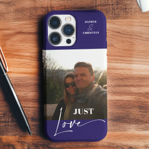 Modern Photo Blue  iPhone 16 Case