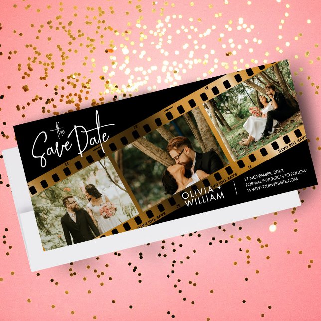 Modern Photo Booth Save The Date Invitation (Creator Uploaded)
