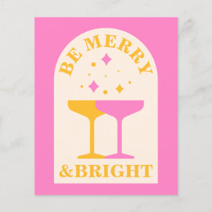 Modern, photo , bright colours Christmas card 