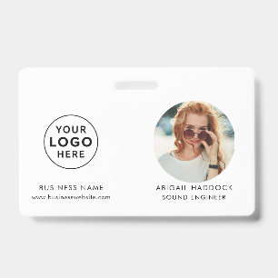 Modern Photo Business Logo Custom Badge