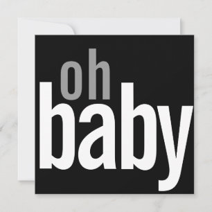 Modern Photo Card Birth Announcements