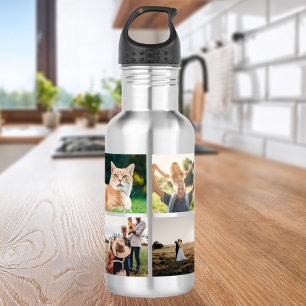 Modern Photo Collage 532 Ml Water Bottle