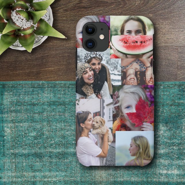 Modern Photo Collage 6 Image  iPhone Case (Creator Uploaded)