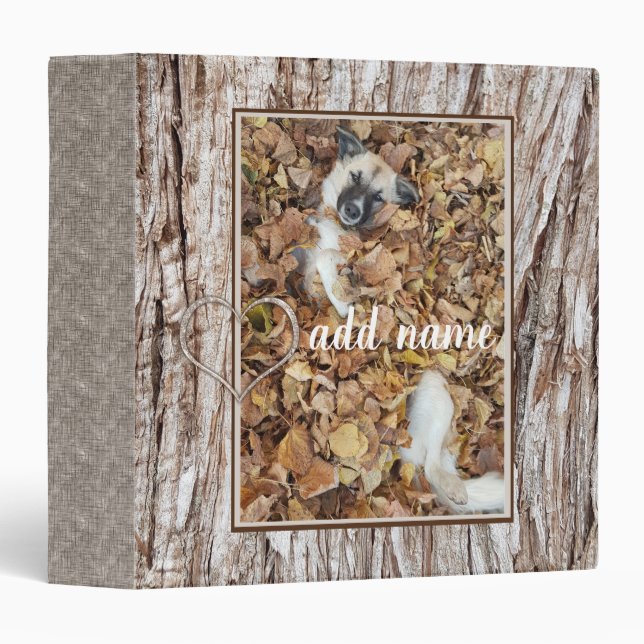 modern Photo collage dog pet funny Binder (Front/Spine)