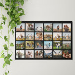 Modern Photo Collage Faux Canvas Print<br><div class="desc">Create your own personalized photo collage faux canvas print featuring 24 of your favourite photos.</div>