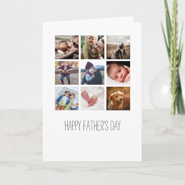 Modern Photo Collage | Happy Father's Day Holiday (Front)