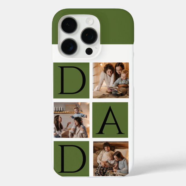 Modern Photo Collage iPhone Case – “Daddy”  (Back)