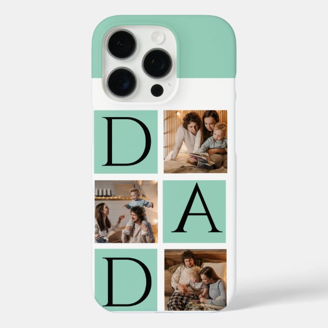 Modern Photo Collage iPhone Case – “Daddy”  (Back)