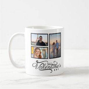Modern Photo Collage Keepsake Valentine's Day Gift Coffee Mug