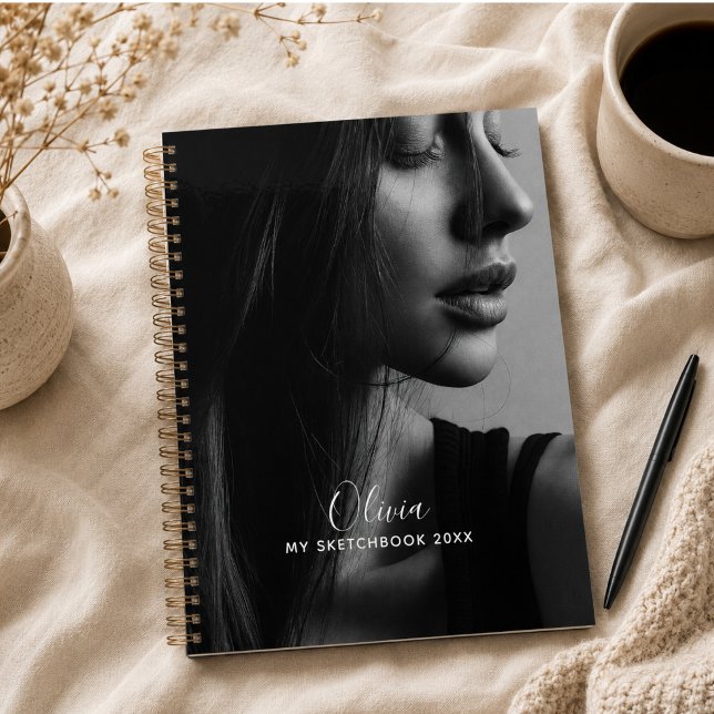 Modern Photo Collage Personalized Sketchbook  Planner (Modern Photo Collage Personalized Sketchbook Planner)
