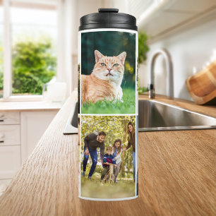 Modern Photo Collage Thermal Tumbler