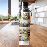 Modern Photo Collage Water Bottle<br><div class="desc">Create Your Own Personalized Photo Collage Water Bottle</div>