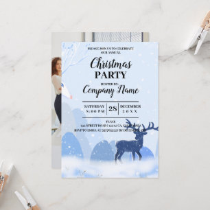 Modern Photo Company Christmas Party Invitation