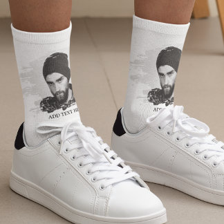 Modern Photo Crew Socks