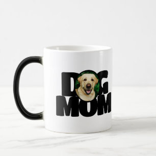 Modern Photo Dog Mom Simple Magic Mug