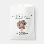 Modern Photo Doggie Bag Thank You Wedding Favours (Front)