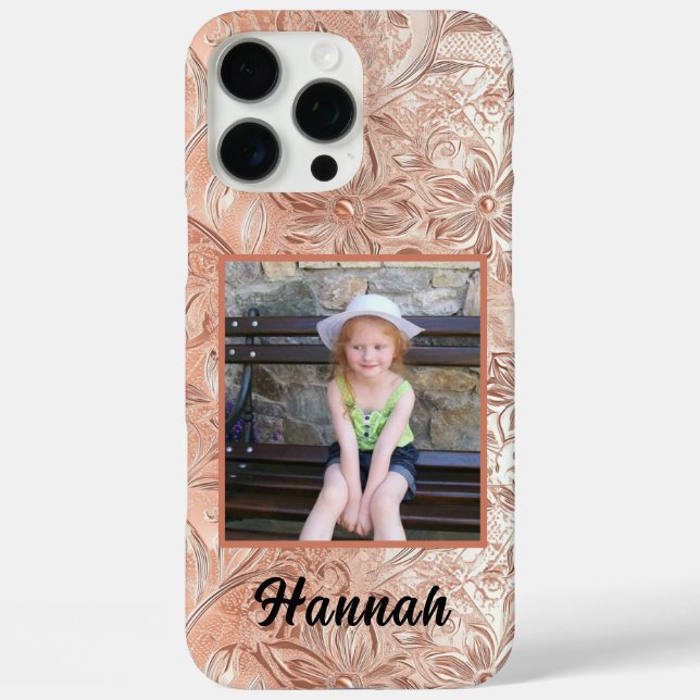 Modern Photo Floral Case-Mate iPhone Case (Back)