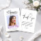 Modern Photo Funeral Memorial Sympathy