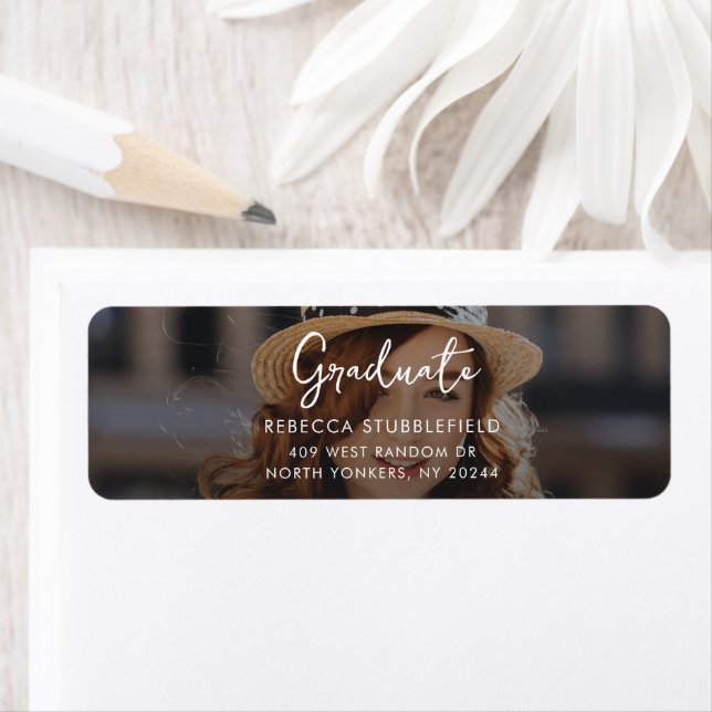 Modern Photo Graduation 2026 Return Address (Insitu)