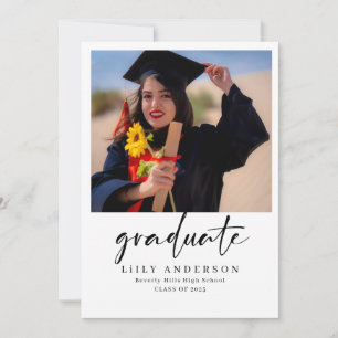 Modern Photo Graduation class of 2025 Invitation
