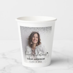 Modern Photo Graduation Paper Cups