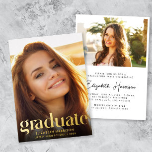 Modern Photo Graduation Party