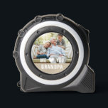 Modern Photo Grandpa Script Heart 1<br><div class="desc">Modern Photo Grandpa Script Heart Tape Measure features your favourite photo with the text "We (heart) you Grandpa" in a modern white typography overlay. Personalize by editing the text in the text box provided. Designed by ©Evco Studio www.zazzle.com/store/evcostudio</div>