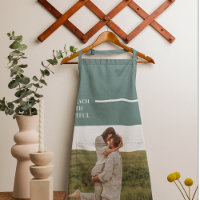 Modern Photo Green Family Lovely Gift